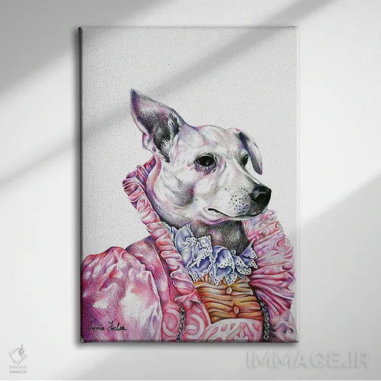 تابلو دکوراتیو ناوی اثر جیمی فوربز - نمای روبهرو روی دیوار