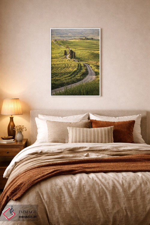 تابلو دکوراتیو Italy, Tuscany, Val D'Orcia,اروپا، ایتالیا، توسکانی، واله دورچ… اثر جان فورد - D5W