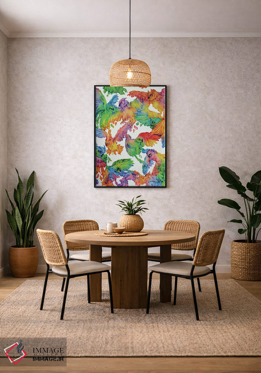 تابلو دکوراتیو رژه جغدها اثر جیمی فوربز - D3B