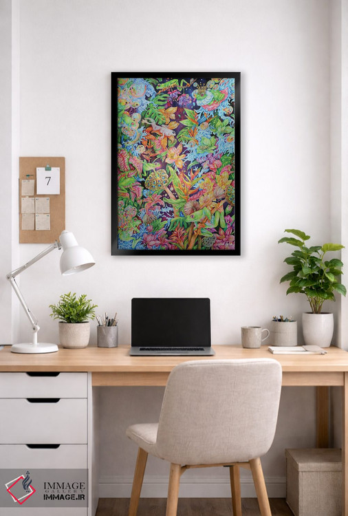 تابلو دکوراتیو قورباغه های کیهانی اثر جیمی فوربز - D5B