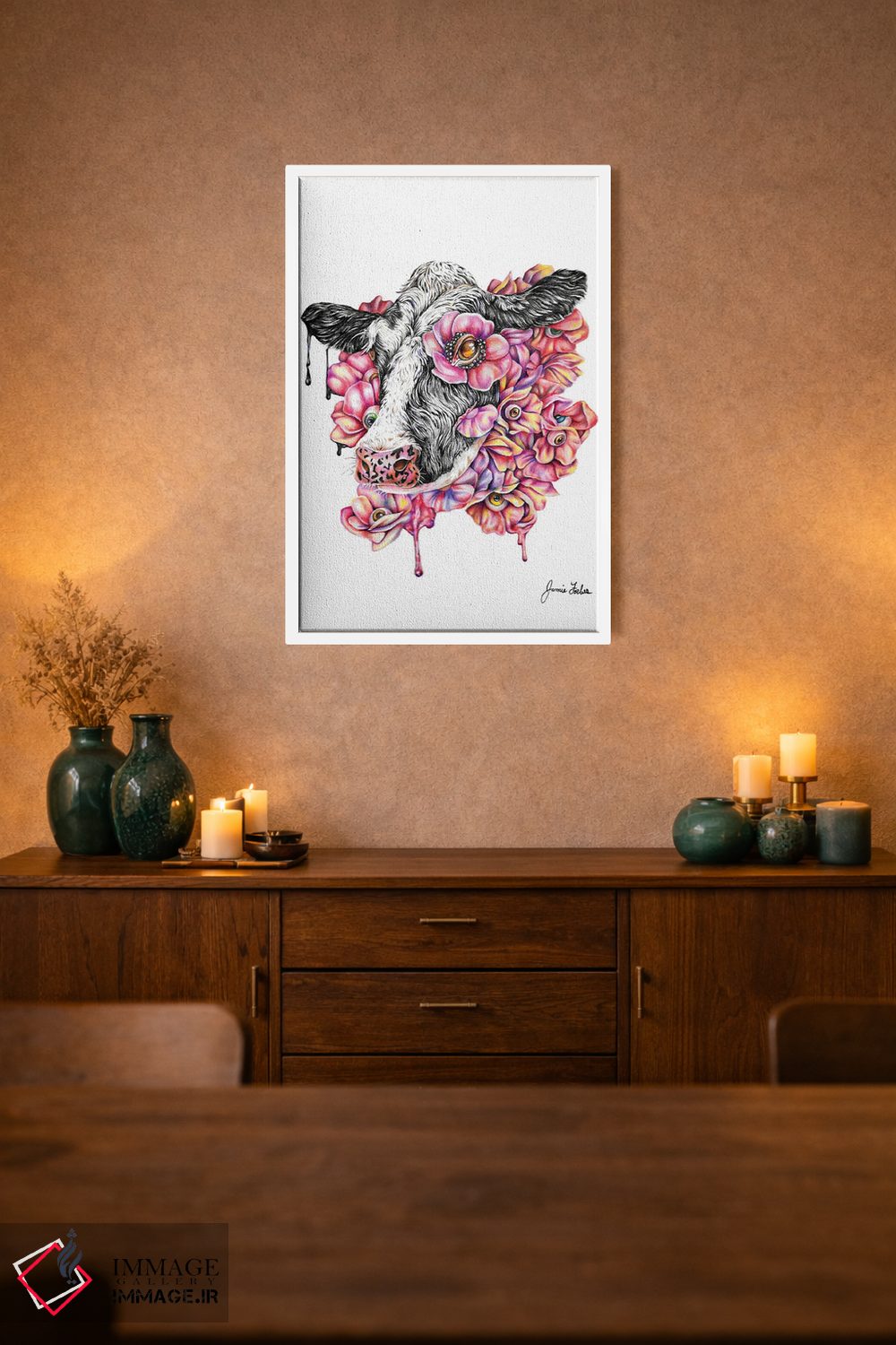 تابلو دکوراتیو موو اثر جیمی فوربز - D2W