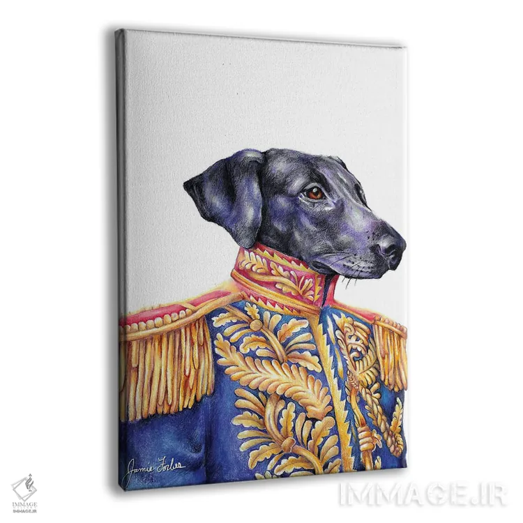 تابلو دکوراتیو لوگان اثر جیمی فوربز - نمای پرسپکتیو محصول