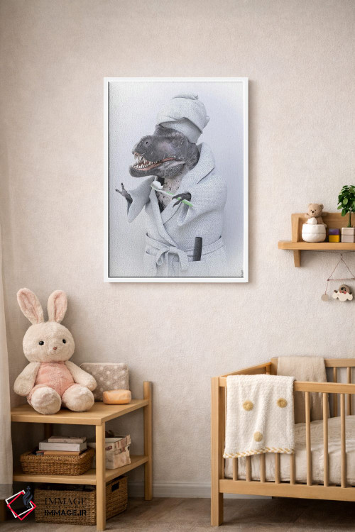 تابلو دکوراتیو تیرانوسوروس در وان اثر جوفری فیلیپ - D3W