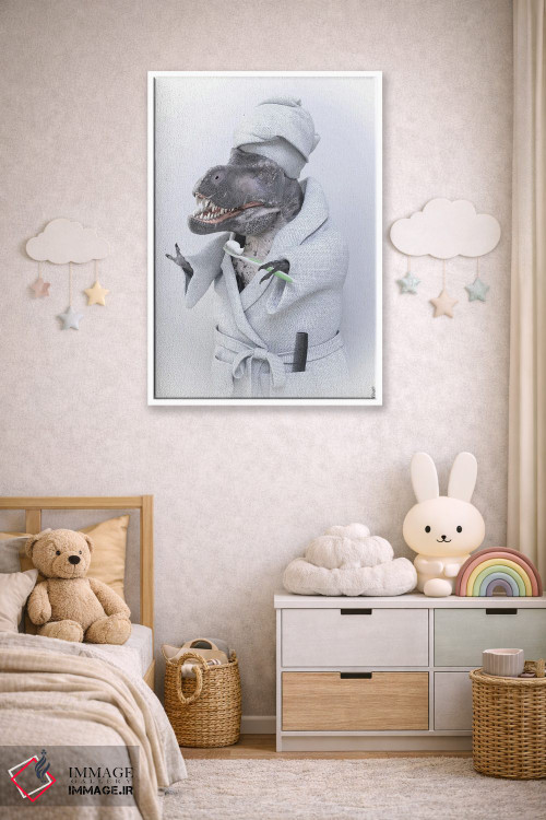 تابلو دکوراتیو تیرانوسوروس در وان اثر جوفری فیلیپ - D4W