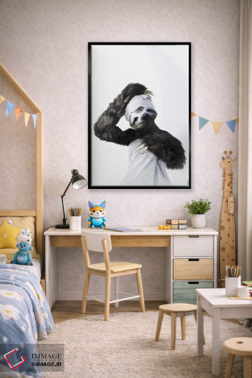 تابلو دکوراتیو تنبل در وان اثر جوفری فیلیپ - D2B