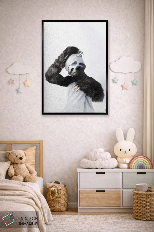 تابلو دکوراتیو تنبل در وان اثر جوفری فیلیپ - D5B