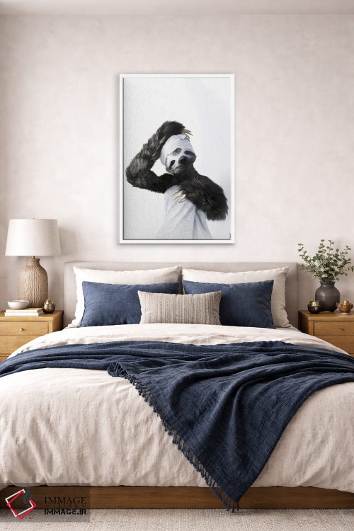 تابلو دکوراتیو تنبل در وان اثر جوفری فیلیپ - D6W