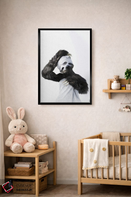 تابلو دکوراتیو تنبل در وان اثر جوفری فیلیپ - D4B