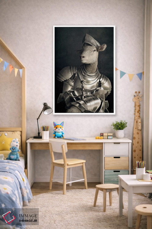 تابلو دکوراتیو پرتره بره به سبک رنسانس قدیمی اثر جوفری فیلیپ - D1W