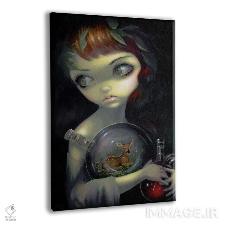 تابلو دکوراتیو آهوچه در کهکشان کوچک اثر جزمین بکت-گریفیت - نمای پرسپکتیو محصول