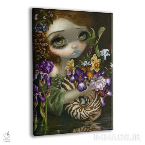 تابلو دکوراتیو دسته گل ناتیلوس اثر جزمین بکت-گریفیت - نمای پرسپکتیو محصول