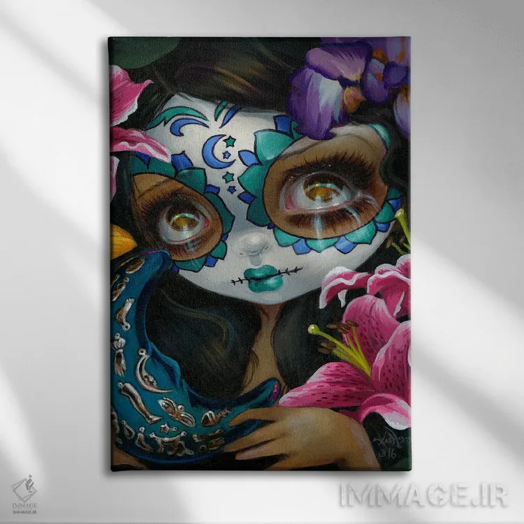 تابلو دکوراتیو ماه میلاغروس اثر جزمین بکت-گریفیت - نمای روبهرو روی دیوار