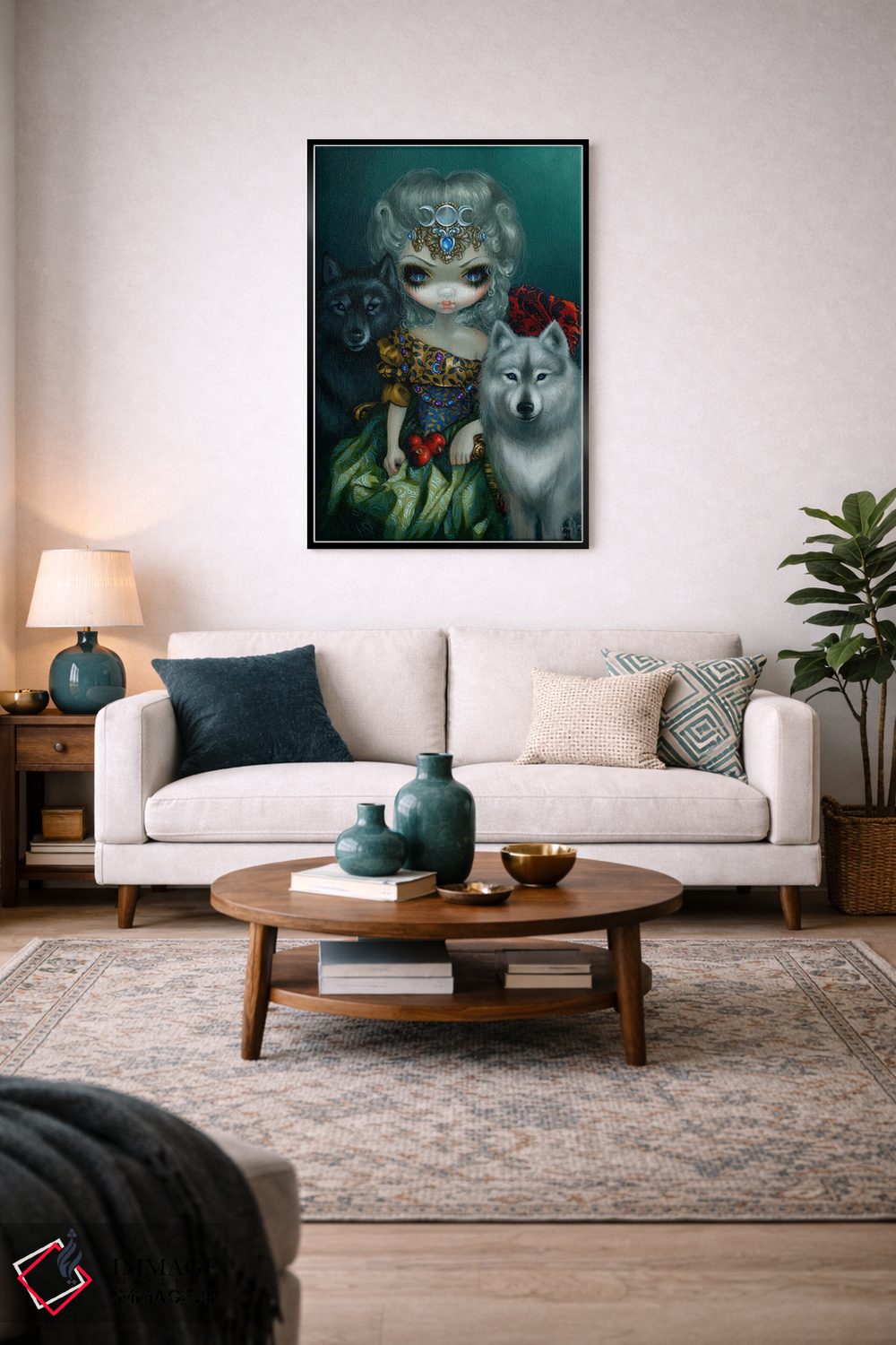 تابلو دکوراتیو گرگینه، کاهنه بزرگ اثر جزمین بکت-گریفیت - D3B