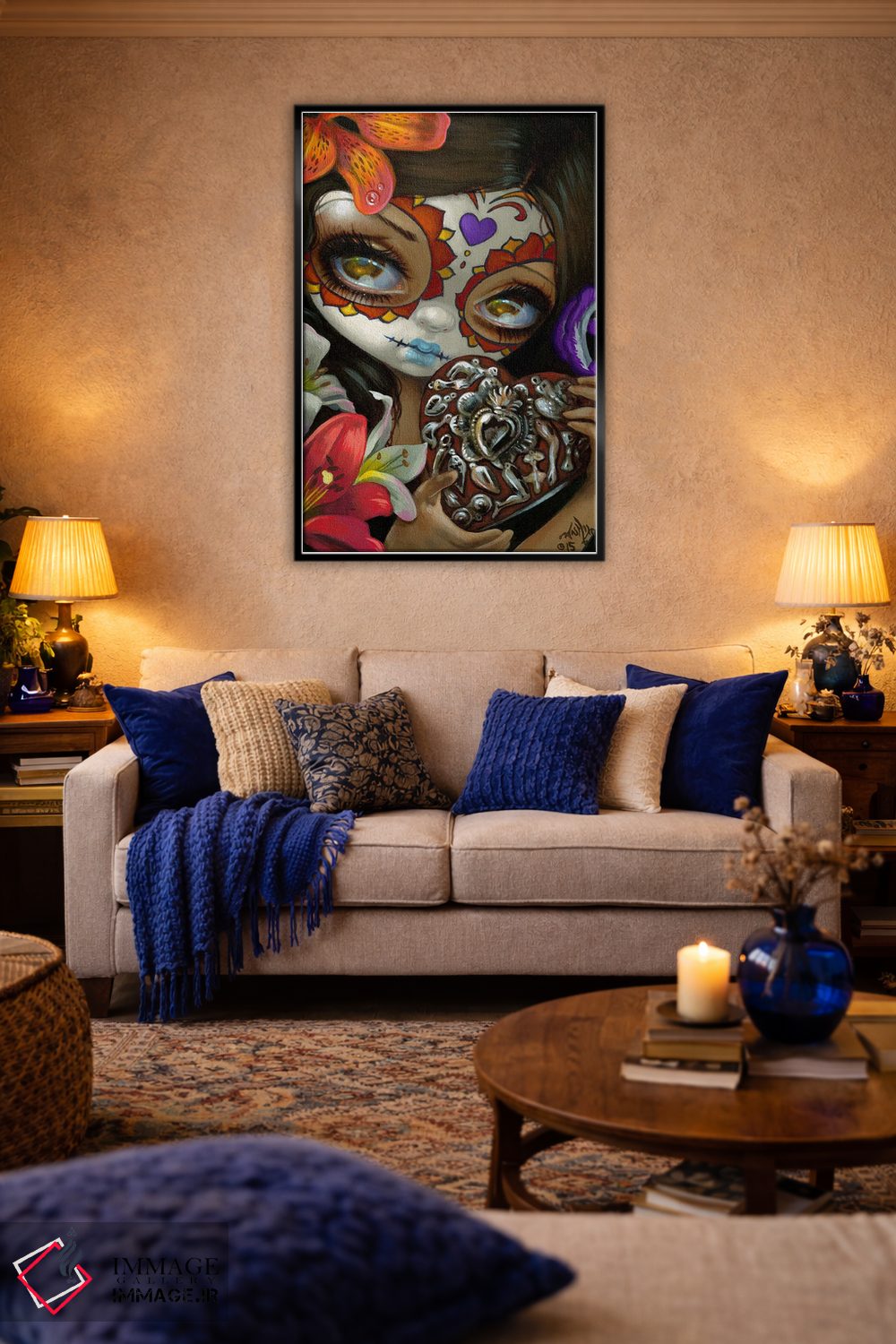 تابلو دکوراتیو قلب میلاغروس اثر جزمین بکت-گریفیت - D5B