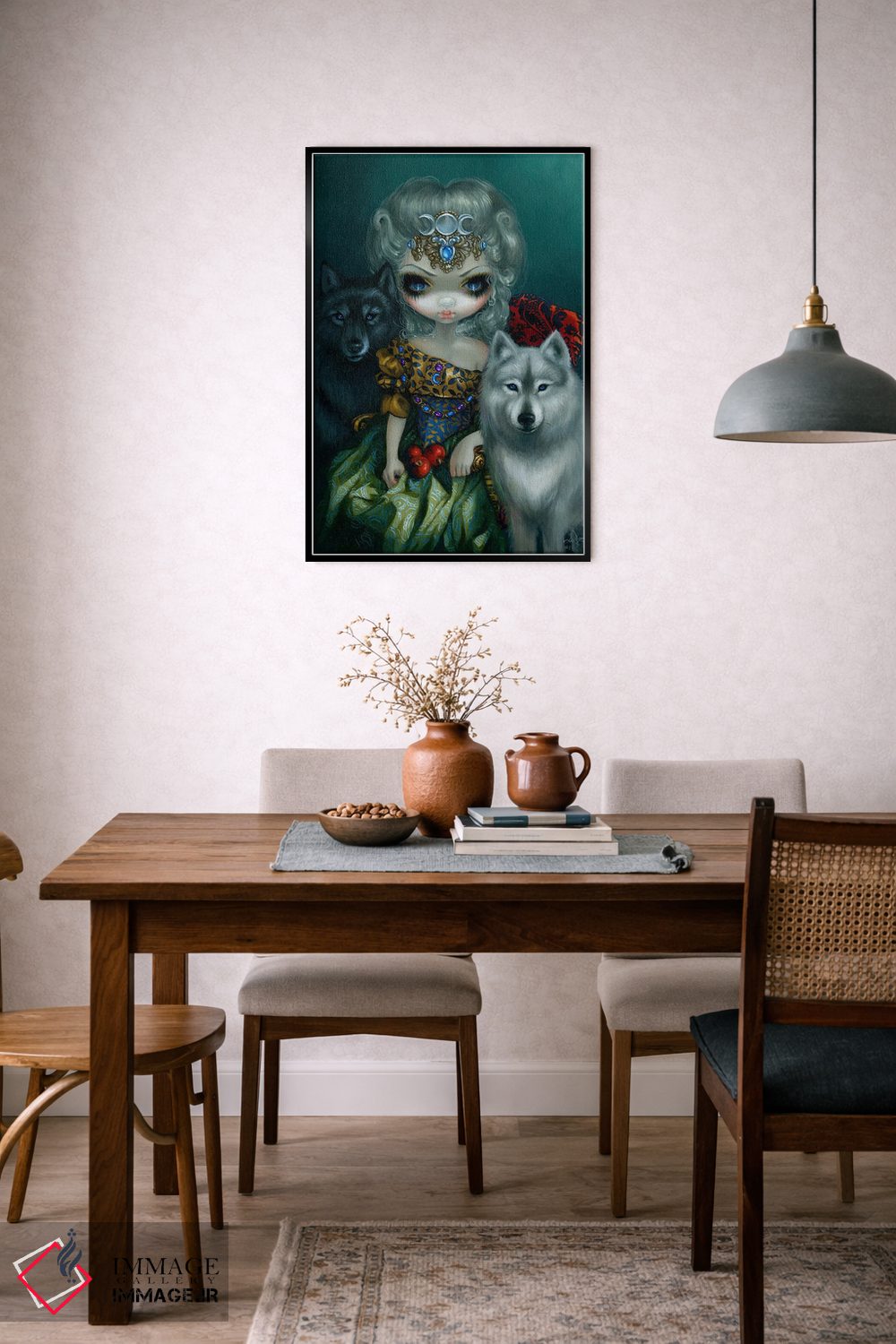 تابلو دکوراتیو گرگینه، کاهنه بزرگ اثر جزمین بکت-گریفیت - D6B