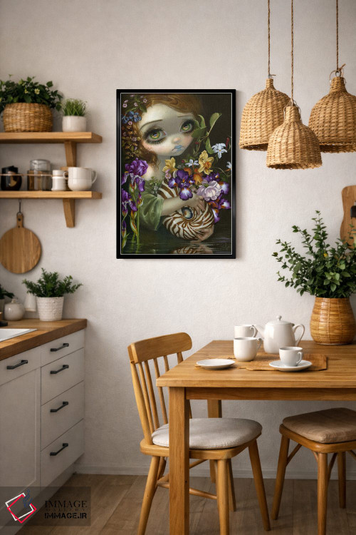 تابلو دکوراتیو دسته گل ناتیلوس اثر جزمین بکت-گریفیت - D5B