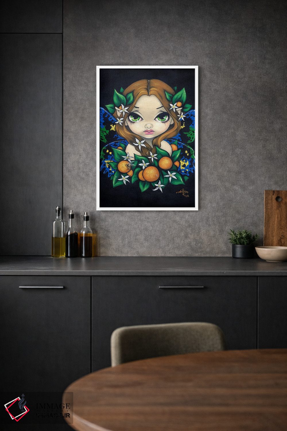 تابلو دکوراتیو فرشته شکوفه پرتقال اثر جزمین بکت-گریفیت - D1W