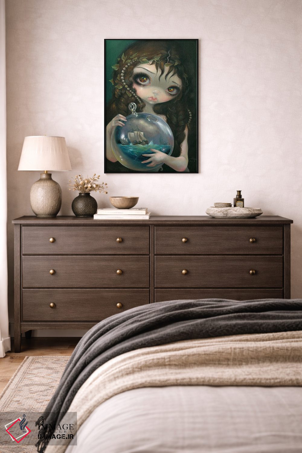 تابلو دکوراتیو نمای دریایی در کهکشان کوچک اثر جزمین بکت-گریفیت - D4B