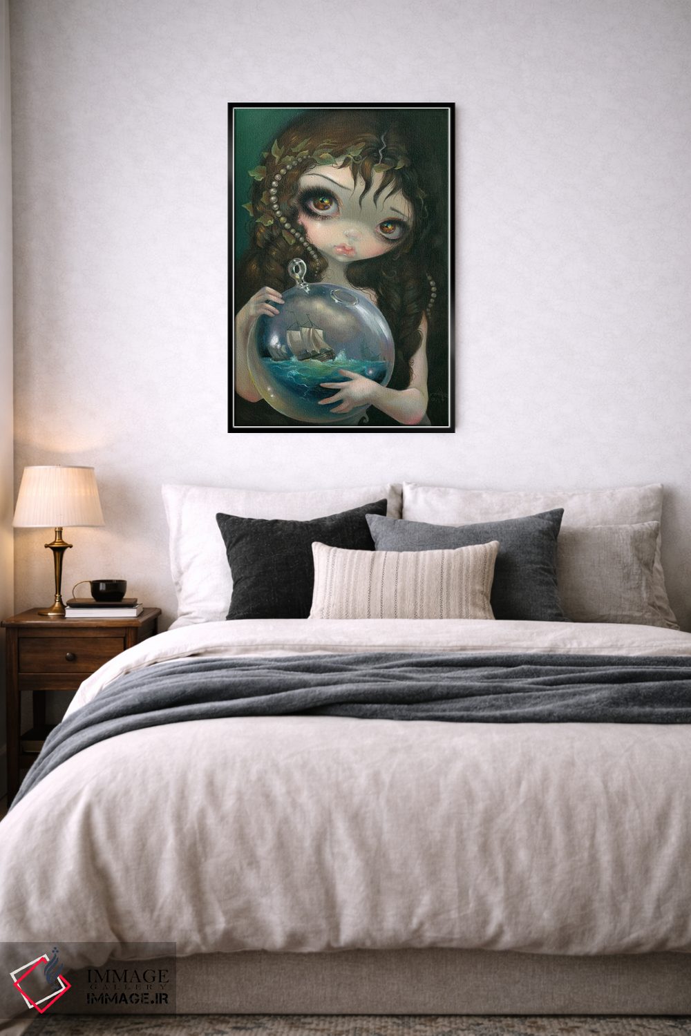 تابلو دکوراتیو نمای دریایی در کهکشان کوچک اثر جزمین بکت-گریفیت - D6B