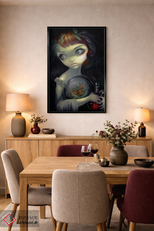 تابلو دکوراتیو آهوچه در کهکشان کوچک اثر جزمین بکت-گریفیت - D5B