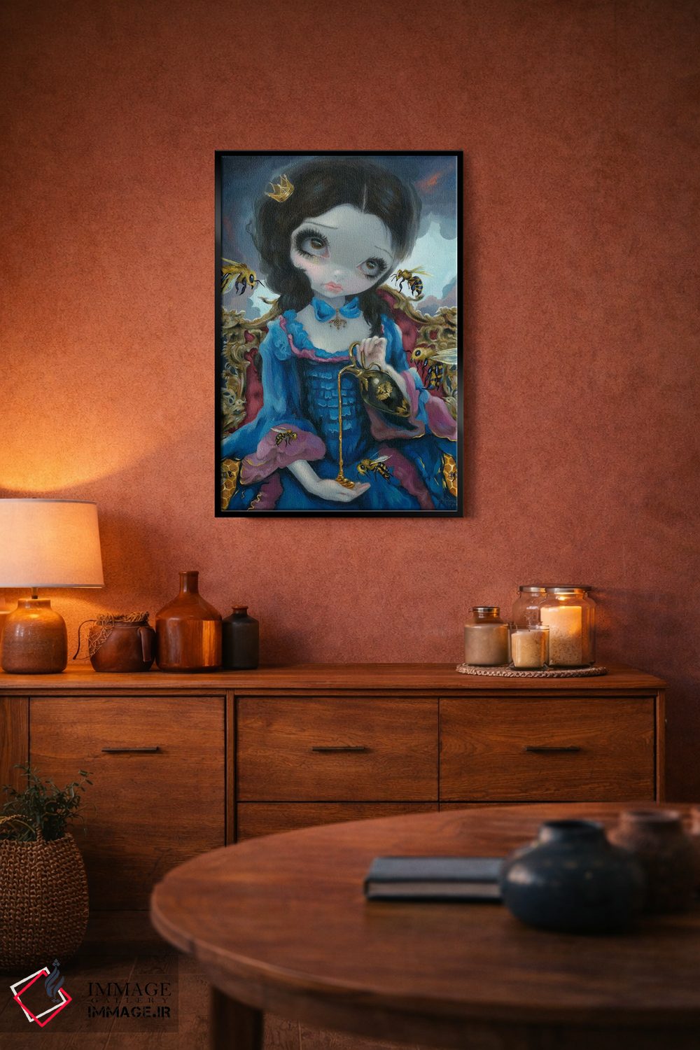 تابلو دکوراتیو ملکه زنبورها اثر جزمین بکت-گریفیت - D5B