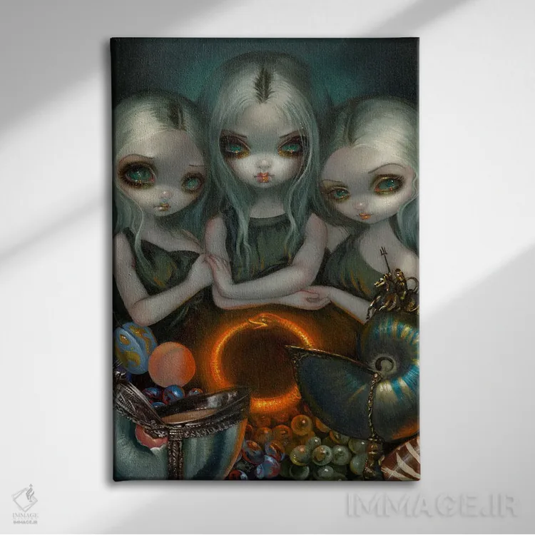 تابلو دکوراتیو تمثیل بی نهایت اثر جزمین بکت-گریفیت - نمای روبهرو روی دیوار