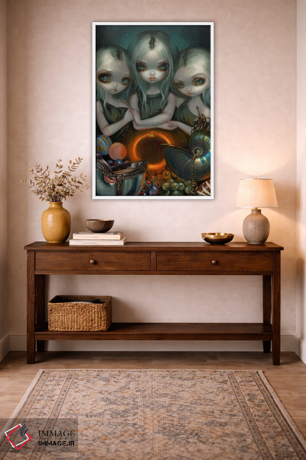 تابلو دکوراتیو تمثیل بی نهایت اثر جزمین بکت-گریفیت - D2W