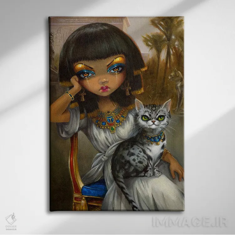 تابلو دکوراتیو سانورا اثر جزمین بکت-گریفیت - نمای روبهرو روی دیوار