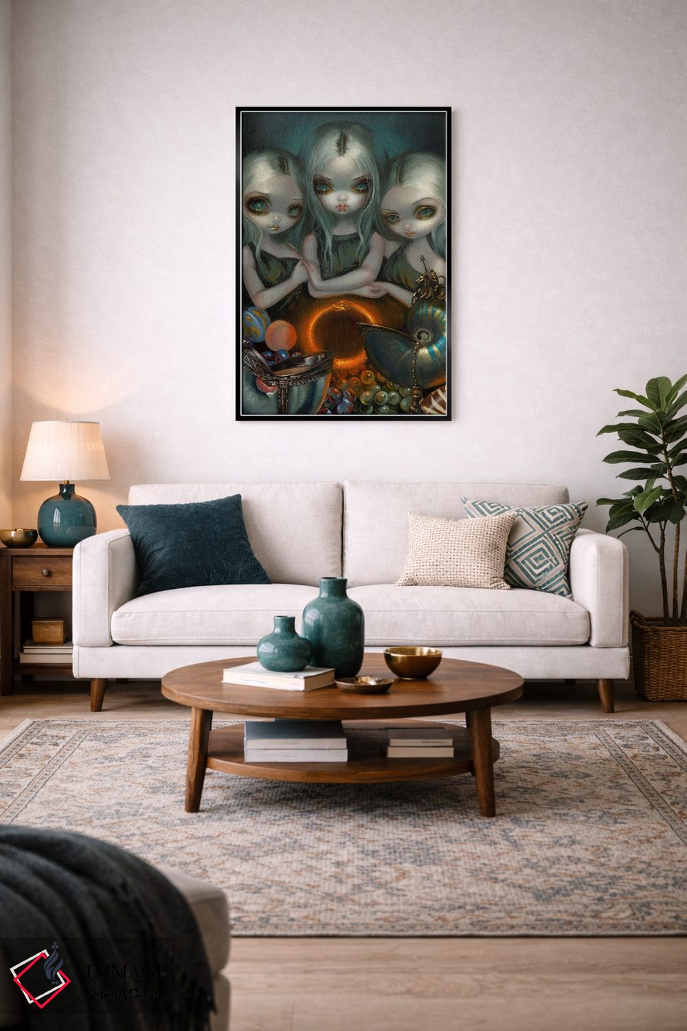 تابلو دکوراتیو تمثیل بی نهایت اثر جزمین بکت-گریفیت - D5B