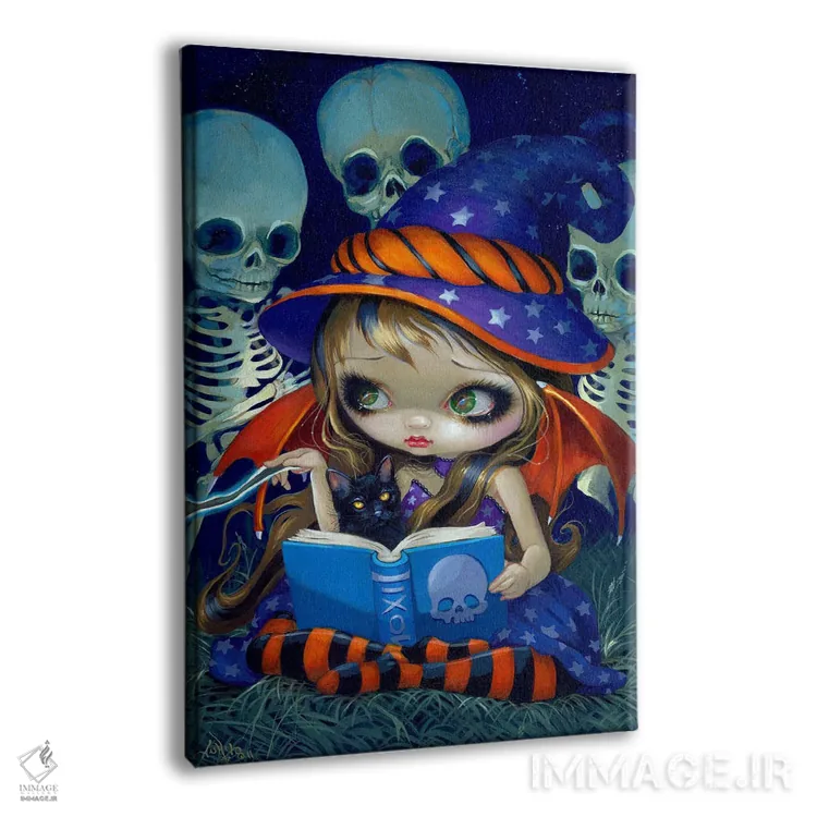 تابلو دکوراتیو جادوی اسکلت اثر جزمین بکت-گریفیت - نمای پرسپکتیو محصول