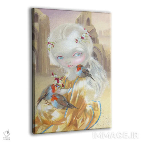 تابلو دکوراتیو فرشته در صومعه گلاستنبری اثر جزمین بکت-گریفیت - نمای پرسپکتیو محصول