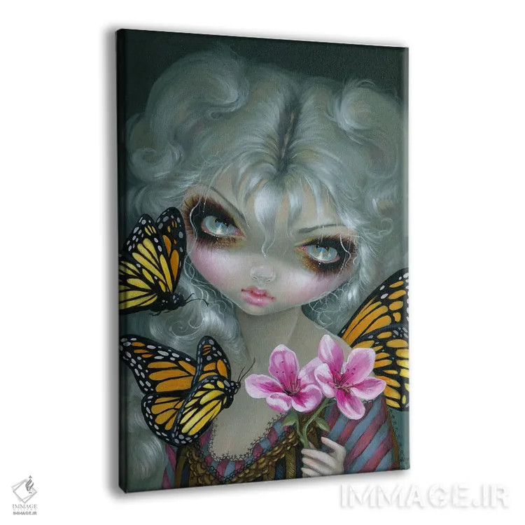 تابلو دکوراتیو جذب پروانه ها اثر جزمین بکت-گریفیت - نمای پرسپکتیو محصول