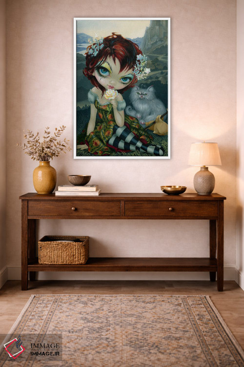 تابلو دکوراتیو کارت ابله تاروت آماندا پالمر اثر جزمین بکت-گریفیت - D2W