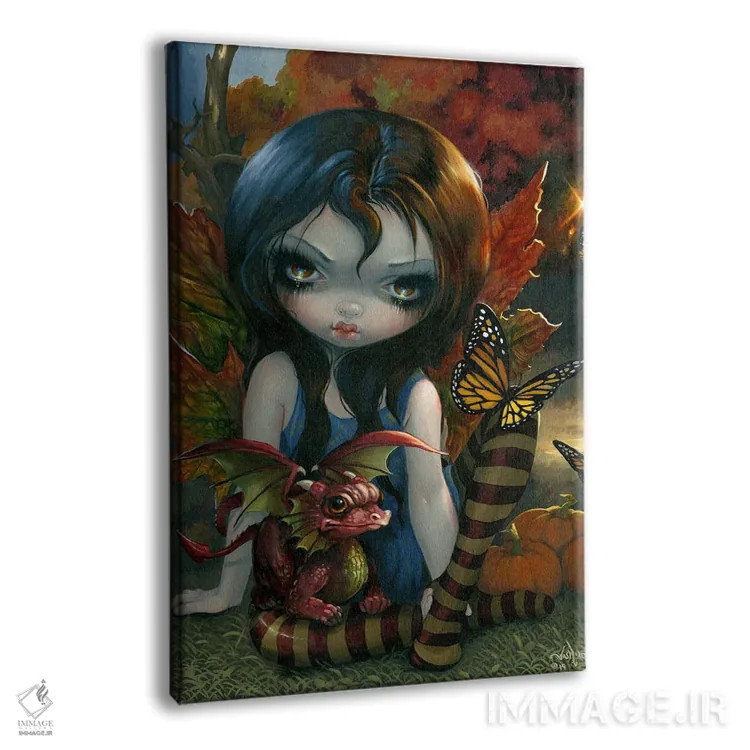 تابلو دکوراتیو پاییز اثر جزمین بکت-گریفیت - نمای پرسپکتیو محصول