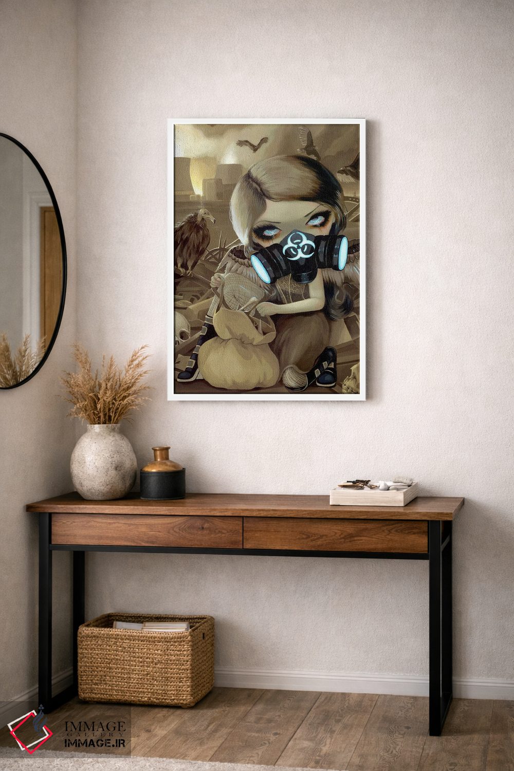 تابلو دکوراتیو لاشخورها اثر جزمین بکت-گریفیت - D3W