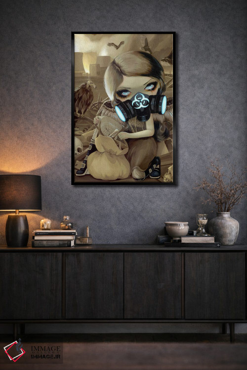 تابلو دکوراتیو لاشخورها اثر جزمین بکت-گریفیت - D2B