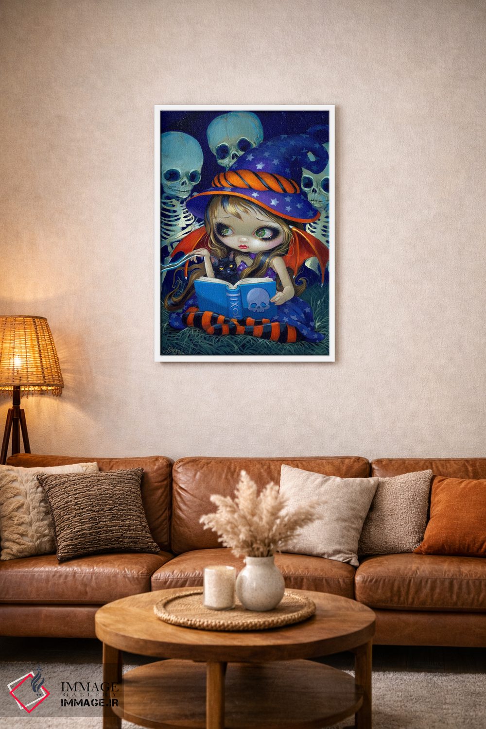 تابلو دکوراتیو جادوی اسکلت اثر جزمین بکت-گریفیت - D2W