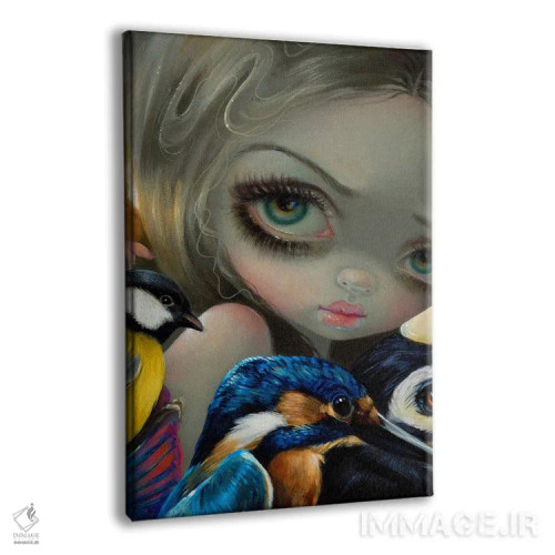 تابلو دکوراتیو آواز پرندگان اثر جزمین بکت-گریفیت - نمای پرسپکتیو محصول