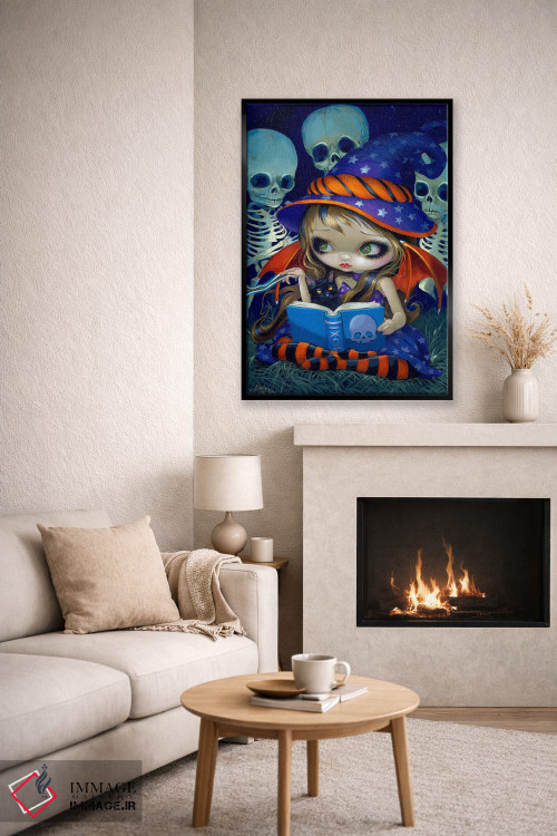 تابلو دکوراتیو جادوی اسکلت اثر جزمین بکت-گریفیت - D6B