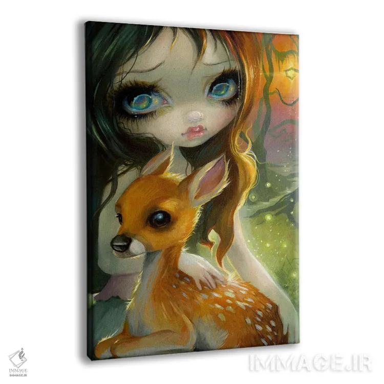 تابلو دکوراتیو خواهر و برادر اثر جزمین بکت-گریفیت - نمای پرسپکتیو محصول