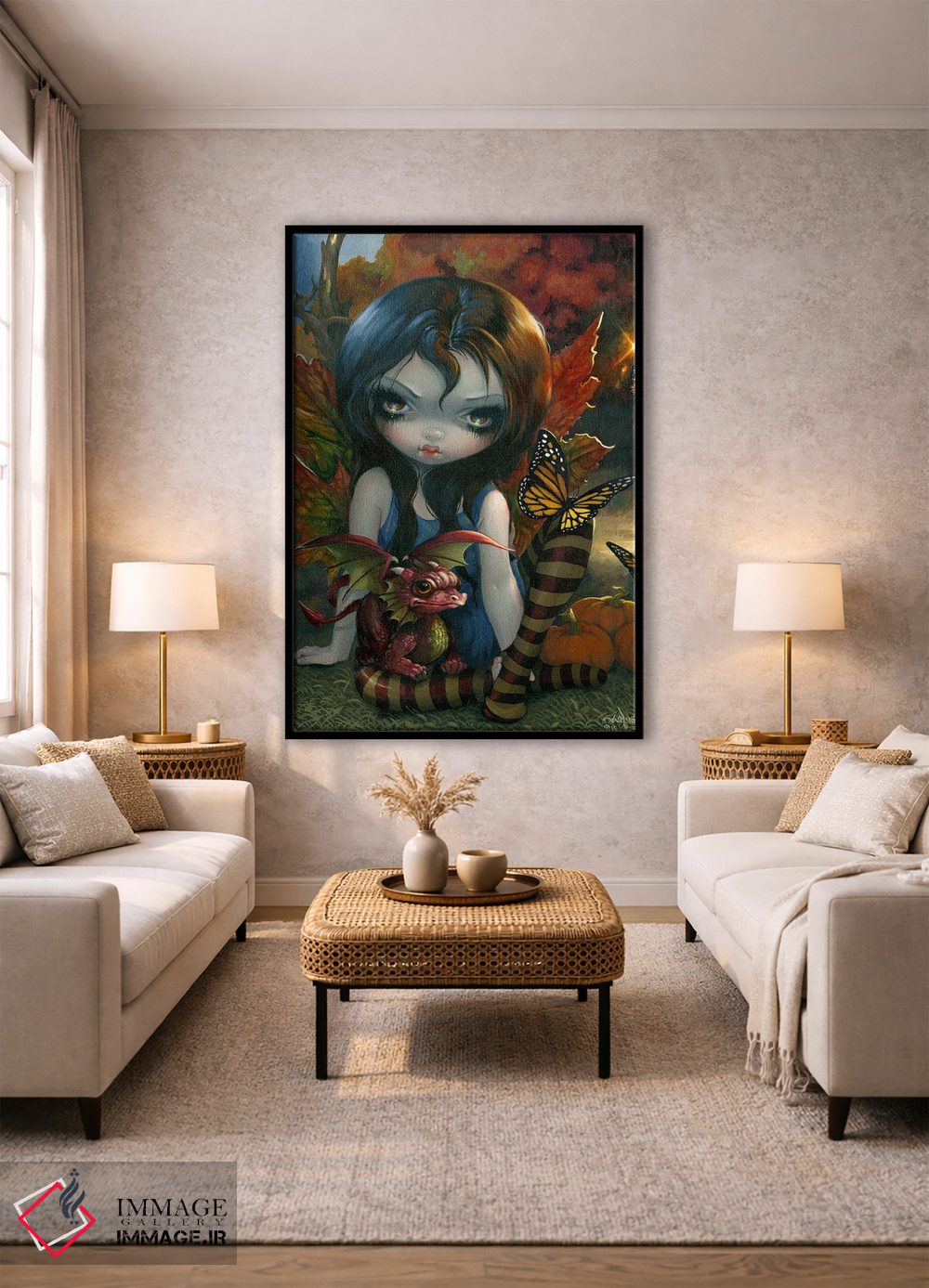 تابلو دکوراتیو پاییز اثر جزمین بکت-گریفیت - D1B