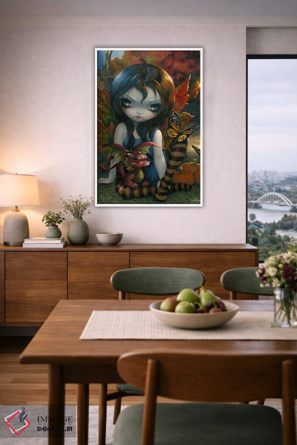 تابلو دکوراتیو پاییز اثر جزمین بکت-گریفیت - D6W