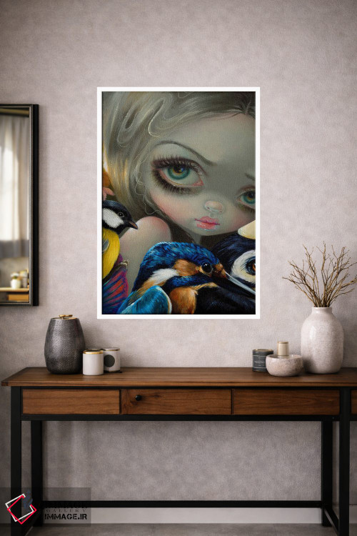 تابلو دکوراتیو آواز پرندگان اثر جزمین بکت-گریفیت - D1W