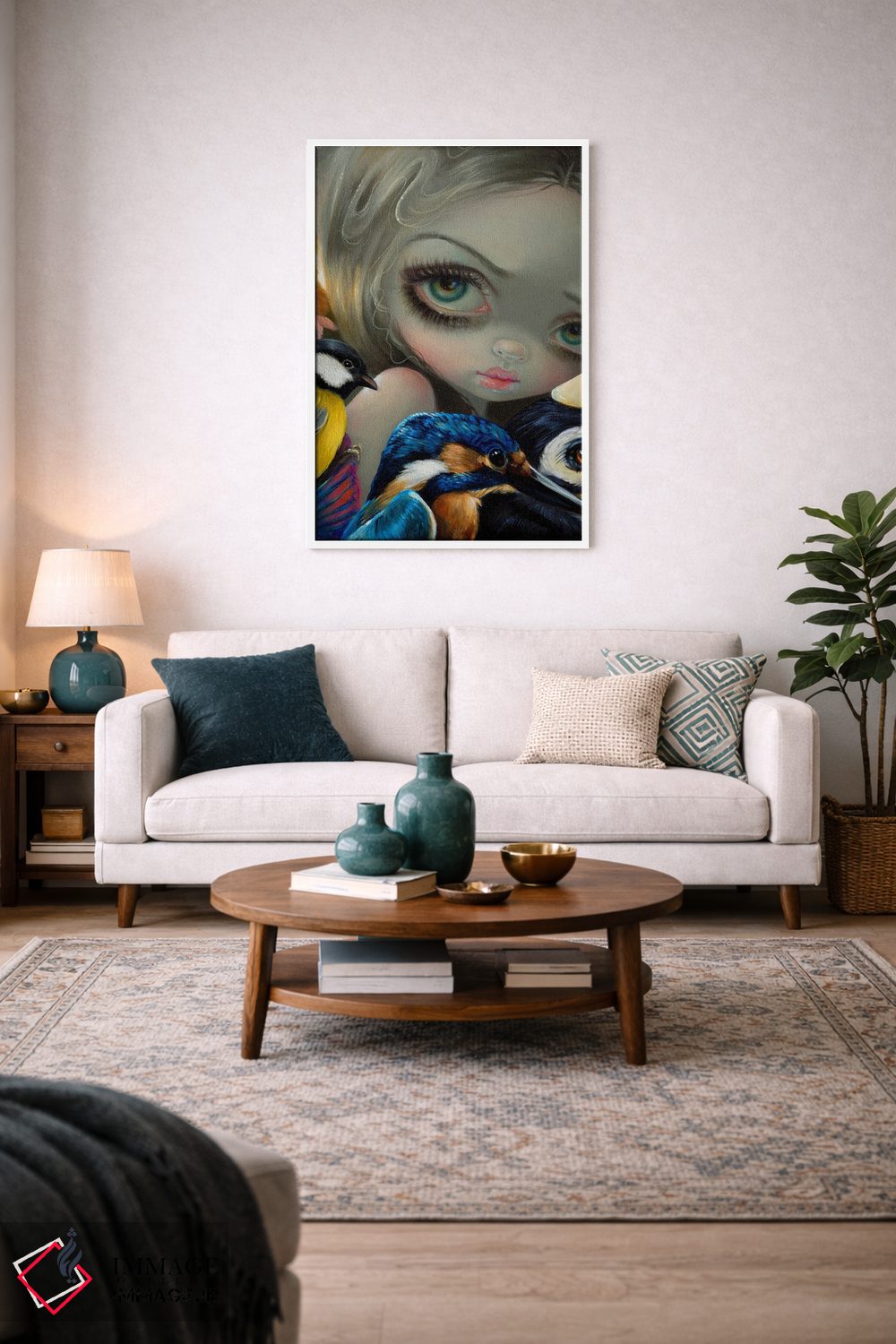 تابلو دکوراتیو آواز پرندگان اثر جزمین بکت-گریفیت - D3W