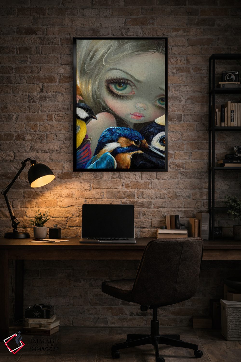 تابلو دکوراتیو آواز پرندگان اثر جزمین بکت-گریفیت - D5B