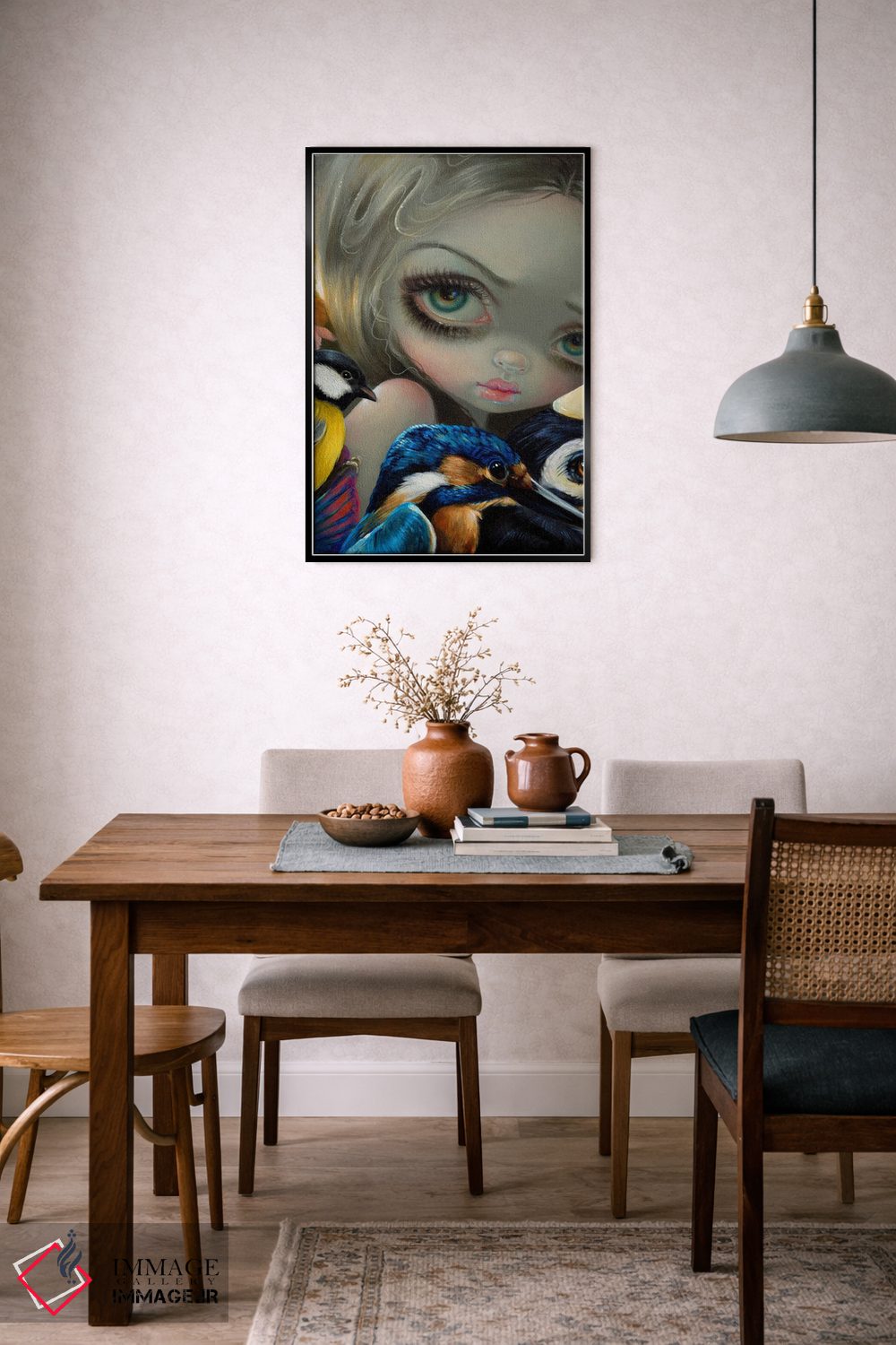 تابلو دکوراتیو آواز پرندگان اثر جزمین بکت-گریفیت - D6B