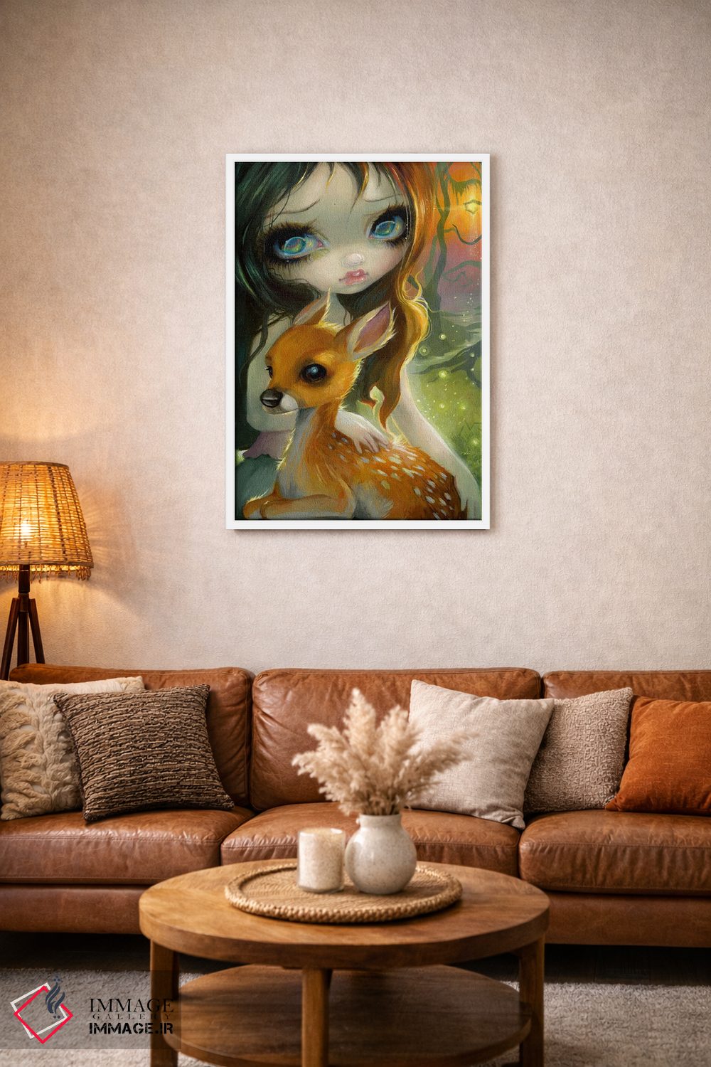 تابلو دکوراتیو خواهر و برادر اثر جزمین بکت-گریفیت - D1W