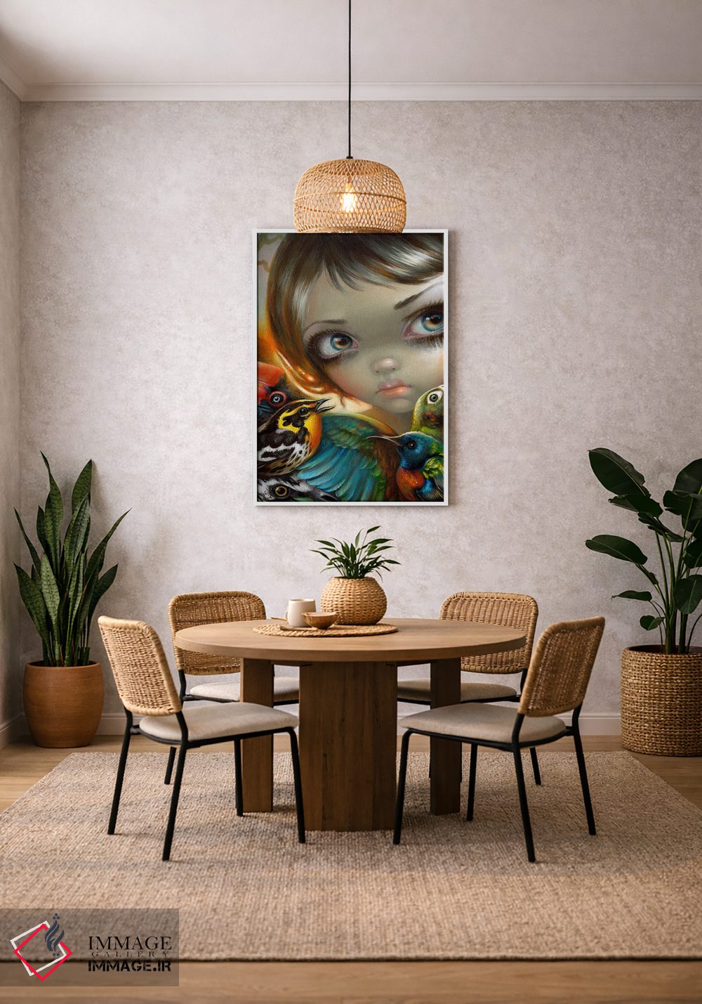 تابلو دکوراتیو آواز پرندگان اثر جزمین بکت-گریفیت - D2W