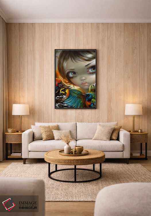 تابلو دکوراتیو آواز پرندگان اثر جزمین بکت-گریفیت - D1B