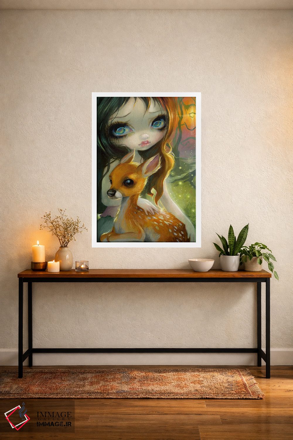 تابلو دکوراتیو خواهر و برادر اثر جزمین بکت-گریفیت - D3W